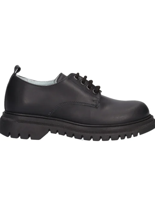 Scarpa stringata Nero Giardini da bambino nera