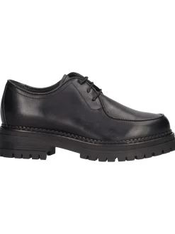 Scarpa stringata Nero Giardini da donna nera