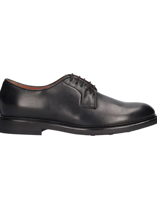 Scarpa stringata Nero Giardini da uomo nera