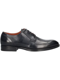 Scarpa stringata Nero Giardini da uomo blu scuro