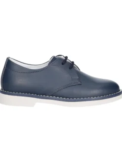 Scarpa stringata Nero Giardini primi passi bambino blu