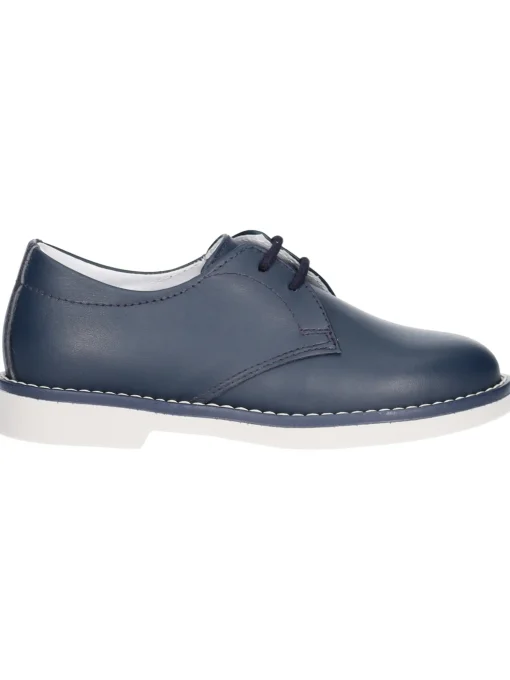 Scarpa stringata Nero Giardini primi passi bambino blu