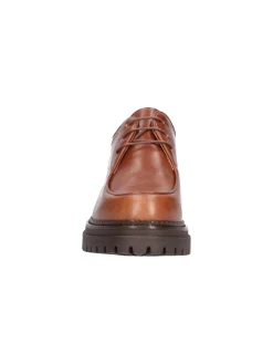 Scarpa stringata Nero Giardini da donna cuoio