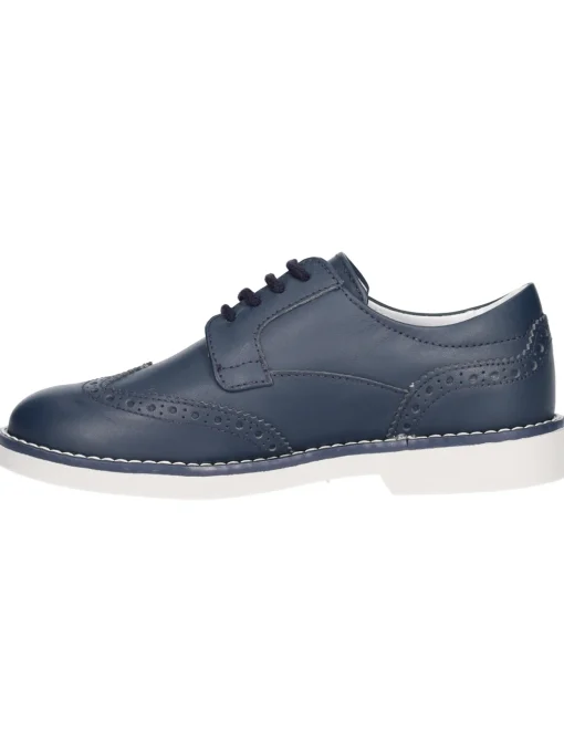 Scarpa stringata Nero Giardini da bambino blu