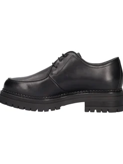 Scarpa stringata Nero Giardini da donna nera