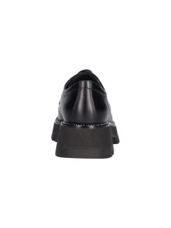 Scarpa stringata Nero Giardini da donna nera