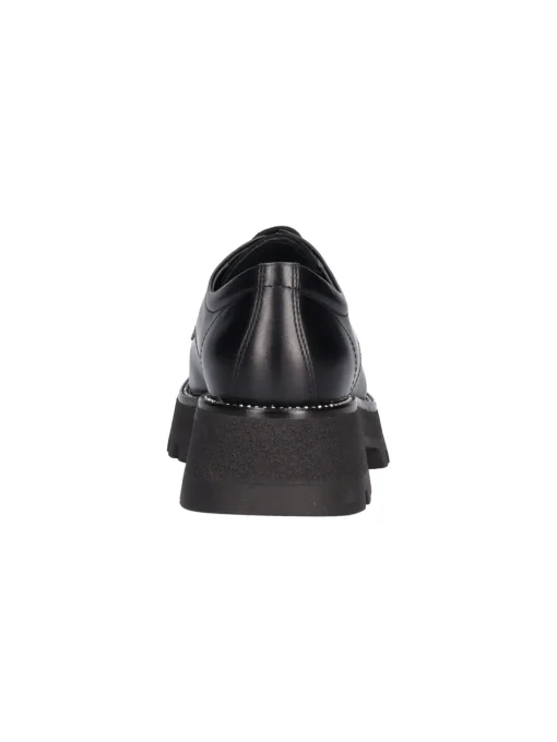 Scarpa stringata Nero Giardini da donna nera