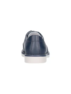 Scarpa stringata Nero Giardini primi passi bambino blu