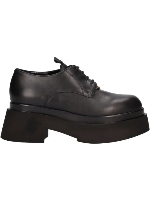 Scarpa stringata platform Albano da donna nera