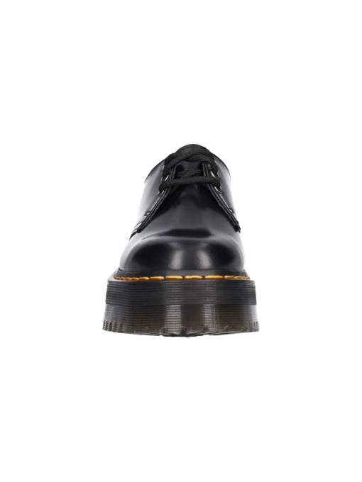 Scarpa stringata platform Dr Martens da donna nera