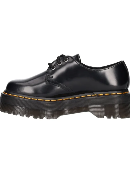 Scarpa stringata platform Dr Martens da donna nera