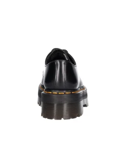 Scarpa stringata platform Dr Martens da donna nera