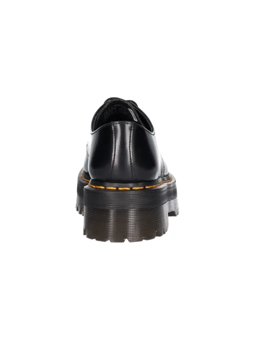 Scarpa stringata platform Dr Martens da donna nera