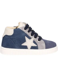 Sneaker alta Balducci primi passi bambino blu