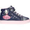 Sneaker alta Lelli Kelly Mille Stelle da bambina blu