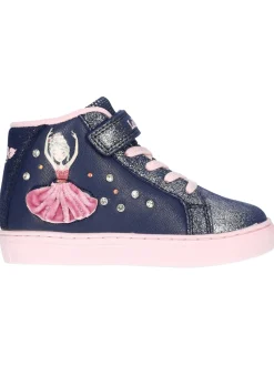 Sneaker alta Lelli Kelly Mille Stelle da bambina blu