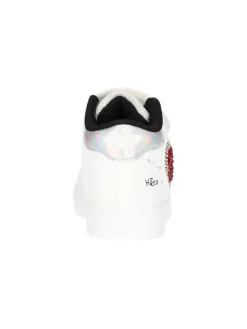 Sneaker alta Lelli Kelly Love da bambina bianca