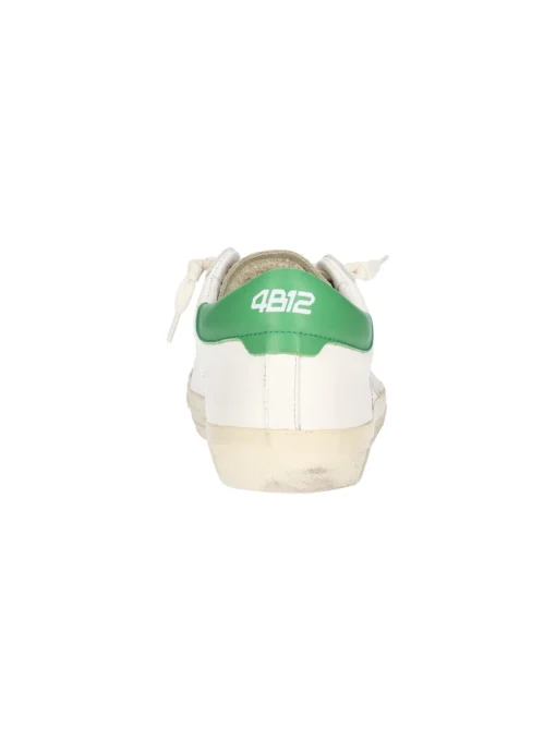 Sneaker 4B12 da uomo bianca