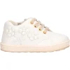Sneaker Balducci primi passi bambina avorio