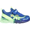 Sneaker Bull Boys Dinosauro Lights da bambino blu