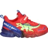 Sneaker Bull Boys Dinosauro Lights da bambino rossa