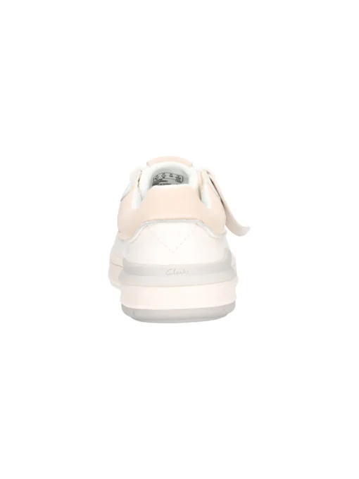 Sneaker Clarks Courtlite da uomo bianca