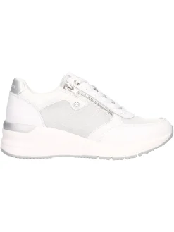 Sneaker con zeppa Lumberjack Sody da donna bianca