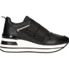 Sneaker con zeppa Lumberjack Marica da donna nera
