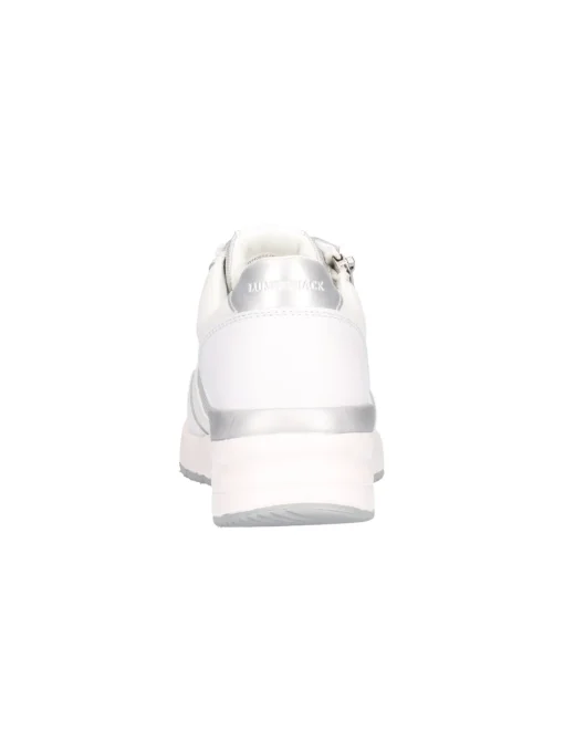 Sneaker con zeppa Lumberjack Sody da donna bianca