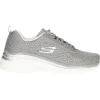 Sneaker con zeppa Skechers Lite Weight da donna grigia