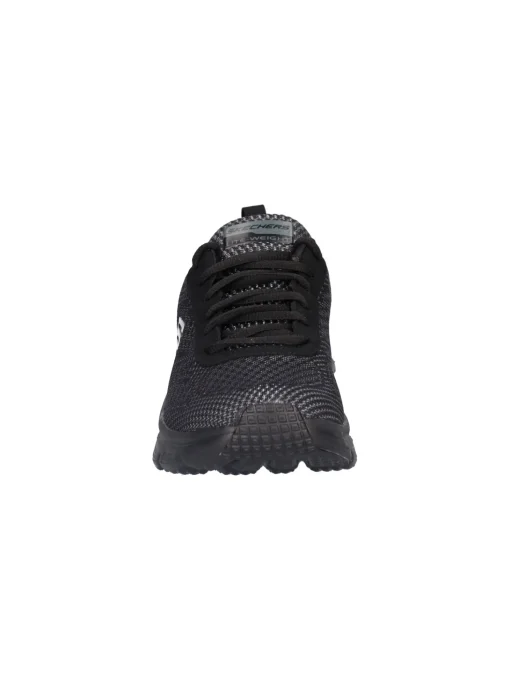 Sneaker con zeppa Skechers Lite Weight da donna nera
