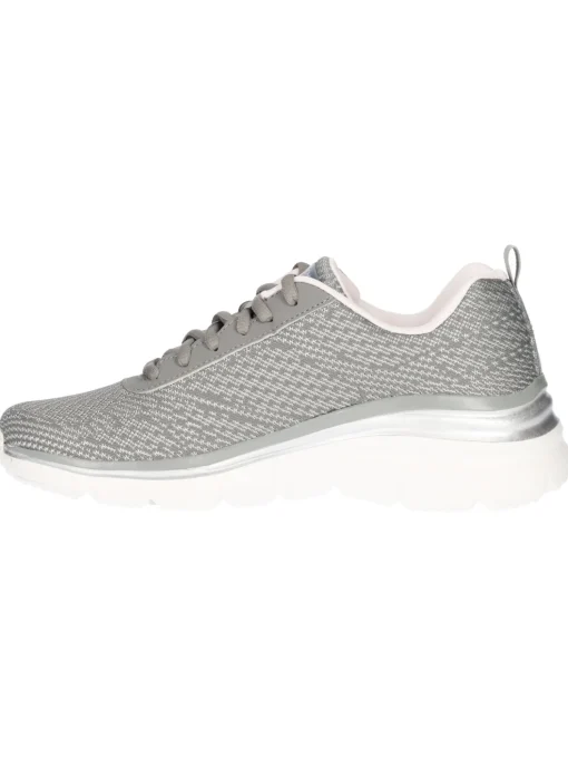 Sneaker con zeppa Skechers Lite Weight da donna grigia