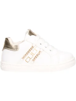 Sneaker Cult primi passi bambina bianca