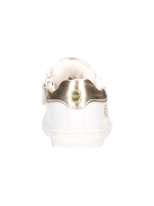 Sneaker Cult primi passi bambina bianca