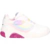 Sneaker Geox Fadinlight da bambina bianca glitter