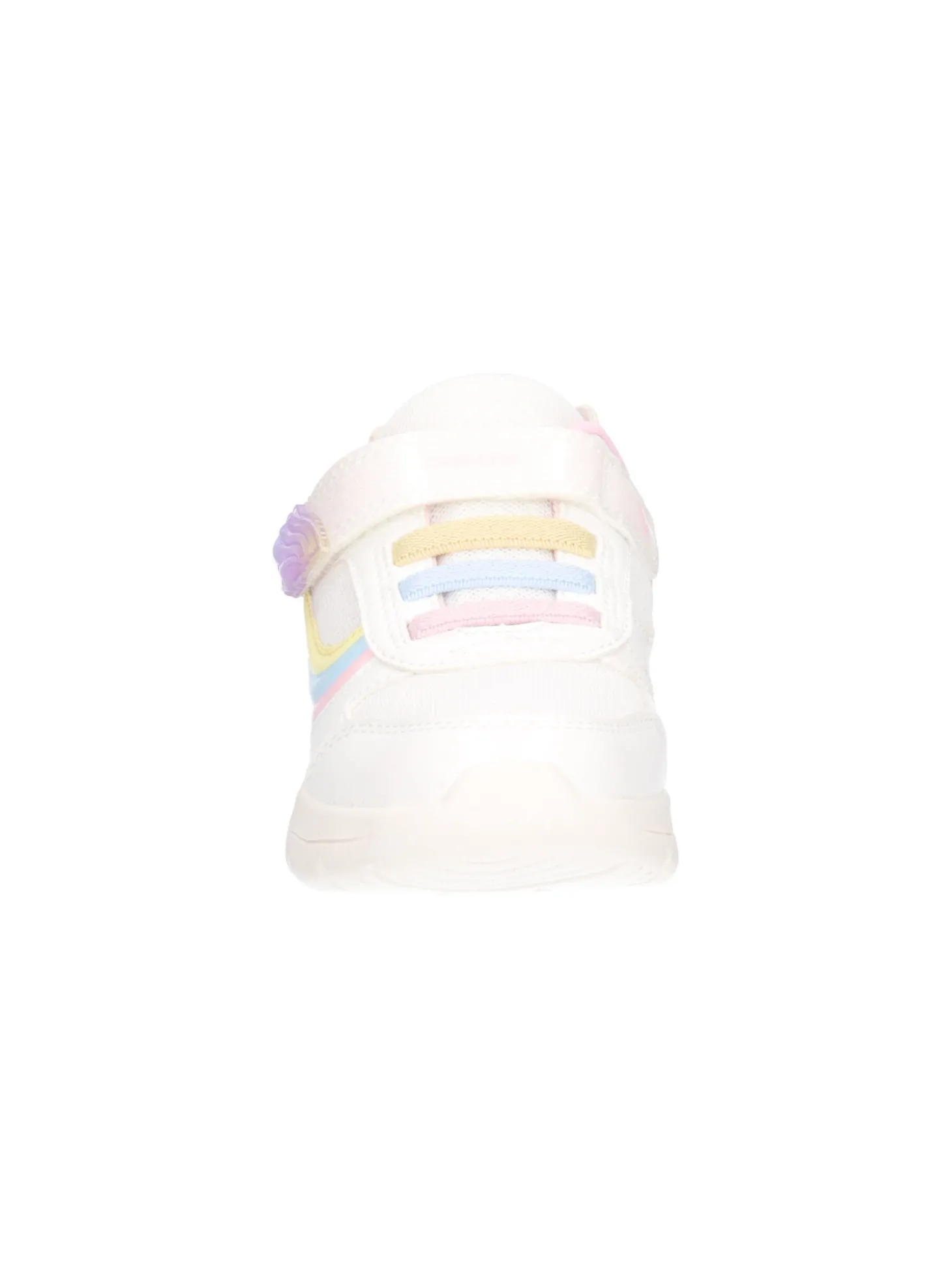 Sneaker Geox Fadinlight da bambina bianca glitter