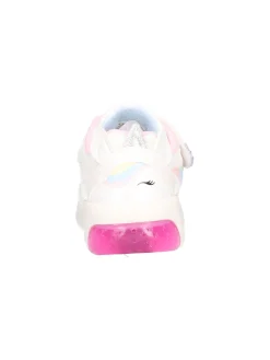 Sneaker Geox Fadinlight da bambina bianca glitter