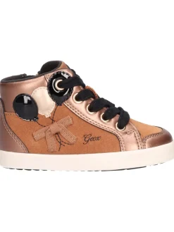 Sneaker Geox Kilwi primi passi bambina cuoio