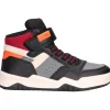 Sneaker Geox Perth da bambino nera