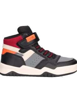 Sneaker Geox Perth da bambino nera