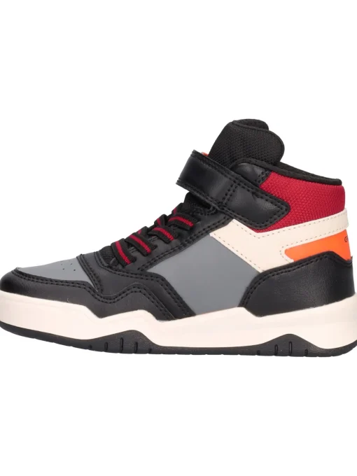 Sneaker Geox Perth da bambino nera