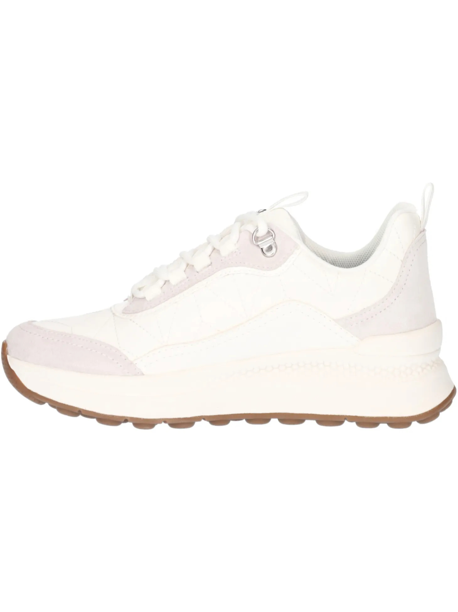 Sneaker Geox Spherica Amphibiox da donna bianca e grigia