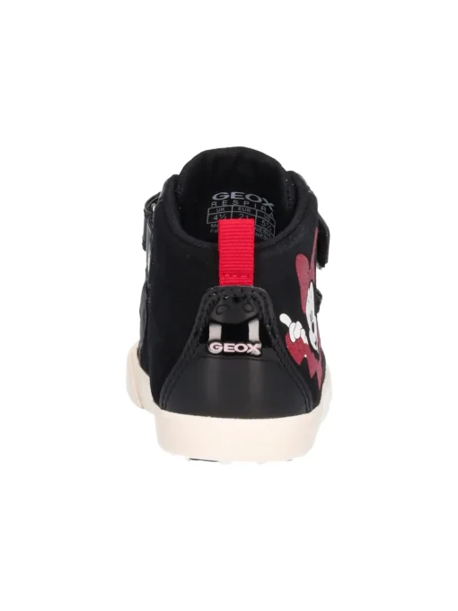 Sneaker Minnie by Geox primi passi bambina nera