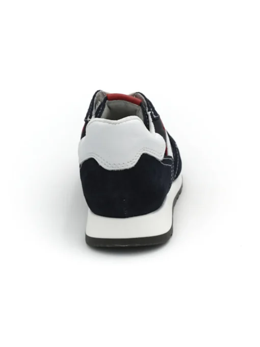 Sneaker Nero Giardini bambino scamosciata blu