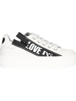 Sneaker Nero Giardini da bambina bianca