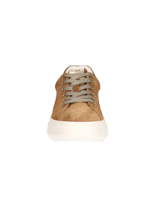 Sneaker Nero Giardini da donna cuoio