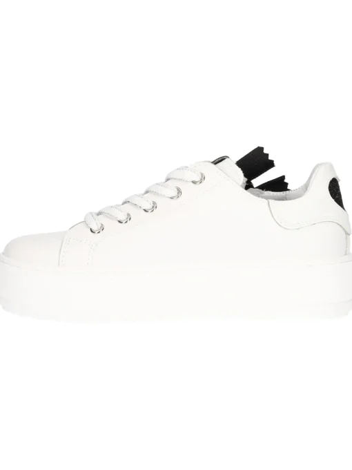 Sneaker Nero Giardini da bambina bianca
