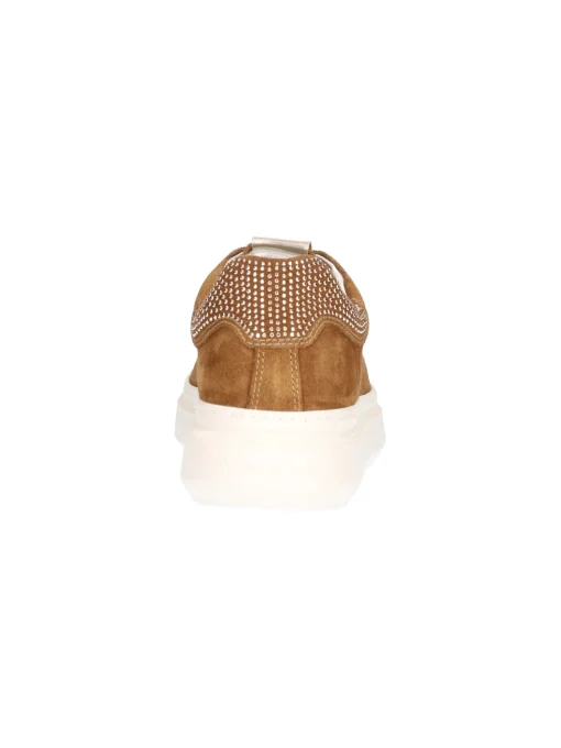 Sneaker Nero Giardini da donna cuoio