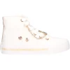 Sneaker Patrizia Pepe da bambina avorio