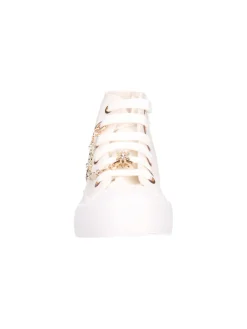 Sneaker Patrizia Pepe da bambina avorio